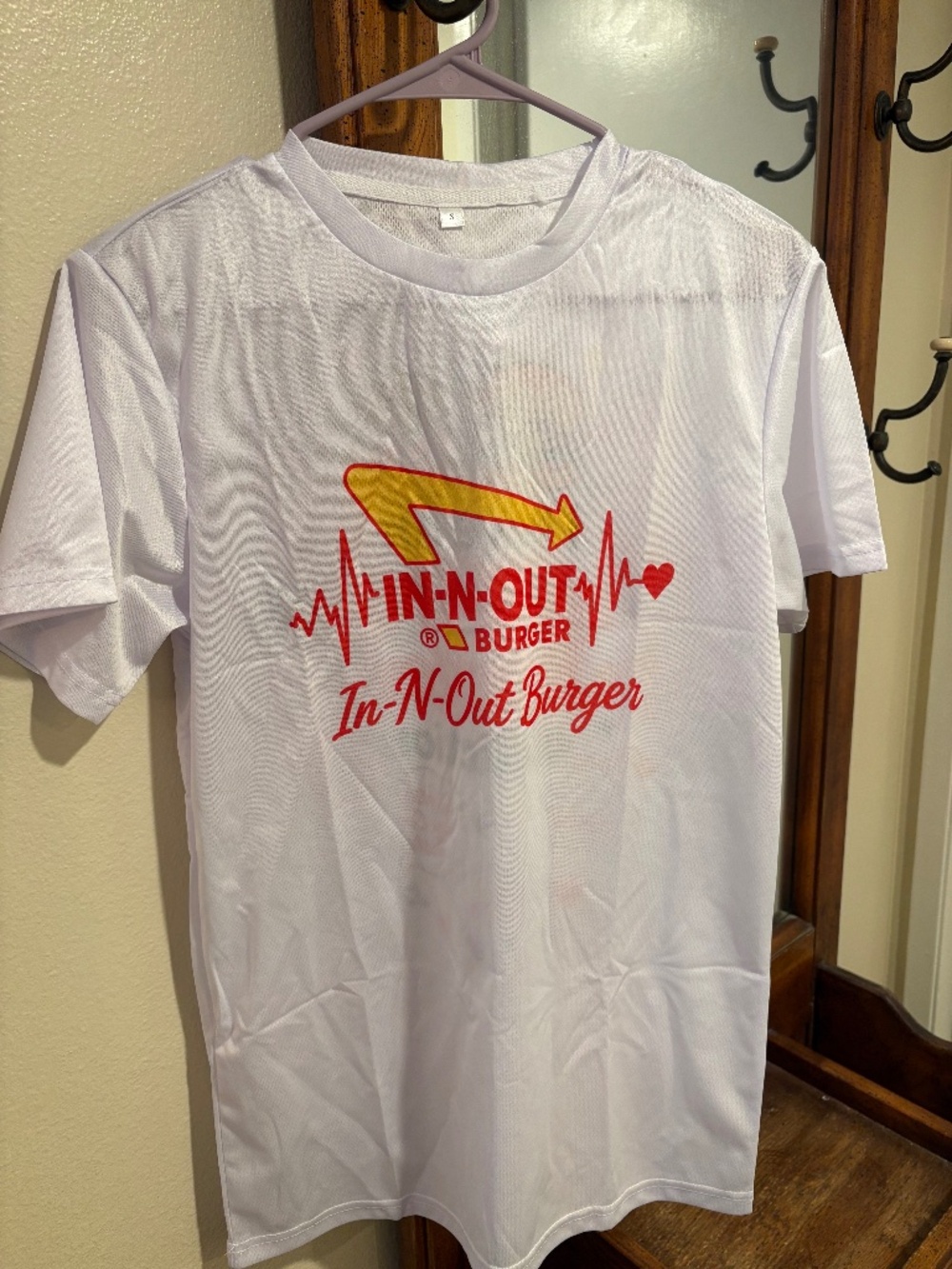 womens I have an in n out addiction shirt small